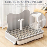 Qpets Dog Potty Training Tray for Small Dogs up to 5 kg with Mesh Grid and Quick Drain | Indoor and Outdoor Toilet