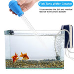 Qpets Aquarium Cleaning Dropper for Gravel and Sand | 29cm+26cm Tube with Precision Control