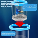 Qpets Floating Breeder Box for Fish Tank with 10cm Double Layer Design and Foam Collar | Clear Incubator for Fry Isolation