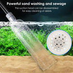 Qpets Fish Tank Cleaner for Debris Removal and Water Change featuring Hand Pump | 2.6M Pipe 3PCS