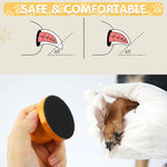 Qpets Dog Nail Filer for Stress Free Claw Care featuring Wooden Handle and Large Filing Surface