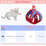 Qpets Cat Vest Harness with 1.5m Leash featuring 360° Swivel Clasp and Reflective Strips for Safe Walks