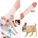 Qpets® 9 Pcs Crepe Bandage & Kinesiology Tape Set, Self Adhesive Elastic Cohesive Tape for Finger, Tattoo, Nail, Pet Injury, Physiotherapy, DIY, Crafts, Journaling & Wound Care Combo