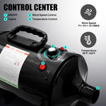 Qpets Dog Grooming Machine with 7 Interchangeable Heads and Integrated Vacuum System | Ergonomic Handle for Mess Free Pet Care