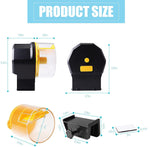 Qpets Automatic Aquarium Fish Feeder for Vacation Feeding with Dual Feed Boxes and Timer