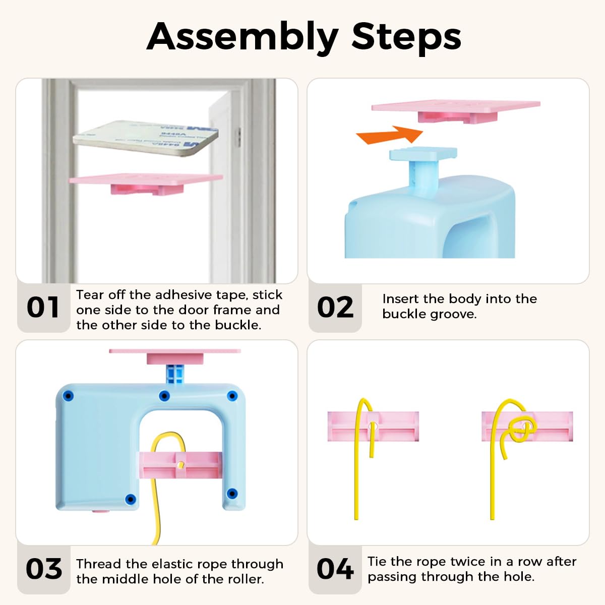 Qpets Cat Toy for Interactive Play with 1.8 Meter Elastic Rope & USB Rechargeable 300 mAh Battery | Detachable Door Hanging Feather Teaser