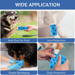 Qpets Dog Bandages for Injury Recovery with Self Adhesive Wrap 6pcs 4.5m Each | Waterproof Non Woven Breathable Design