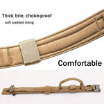 Qpets Dog Collar for Training with Quick Release Metal Buckle and Strap Handle | Adjustable Nylon 17–20.5 in for Small Medium Large Dogs