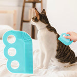 Qpets Pet Hair Remover Brush for Sofa and Carpet featuring Double Sided Soft Rubber | Easy Cleaning