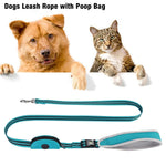 Qpets Dog Leash for Walking with 1.5m Nylon Rope and Quick Release Buckle | Padded Grip