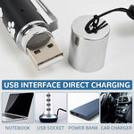 Qpets Cat Toy Laser Pointer with 5 Patterns and Integrated USB Rechargeable Pen for Cats and Dogs