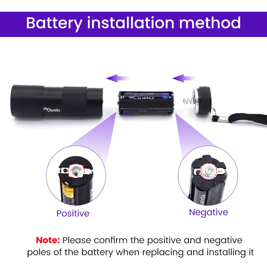 395NM UV Light Torch 12 LED UV Portable Flashlight Jade Appraisal Light Detector Lamp, Also Used for Leak, Pet Urine, Bed Bug, Scorpion, Hotel Inspection, Dry Stain(Without Battery)