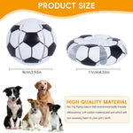 Qpets Dog Ball for Interactive Play featuring Transformable Saucer Design and LED Glow | Pet-Friendly Plastic Toy