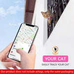 Qpets Cat Collar with Silicone Airtag Holder featuring Quick Release Bell and Adjustable 8.6–10.8 in Fit | Pink for Kittens