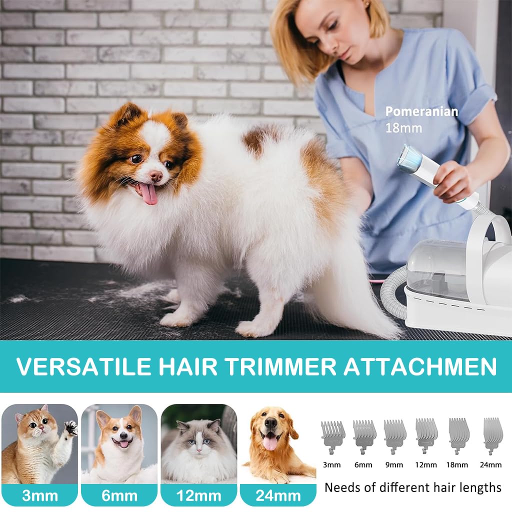 Qpets® 7 in 1 Vacuum Dog Grooming Machine