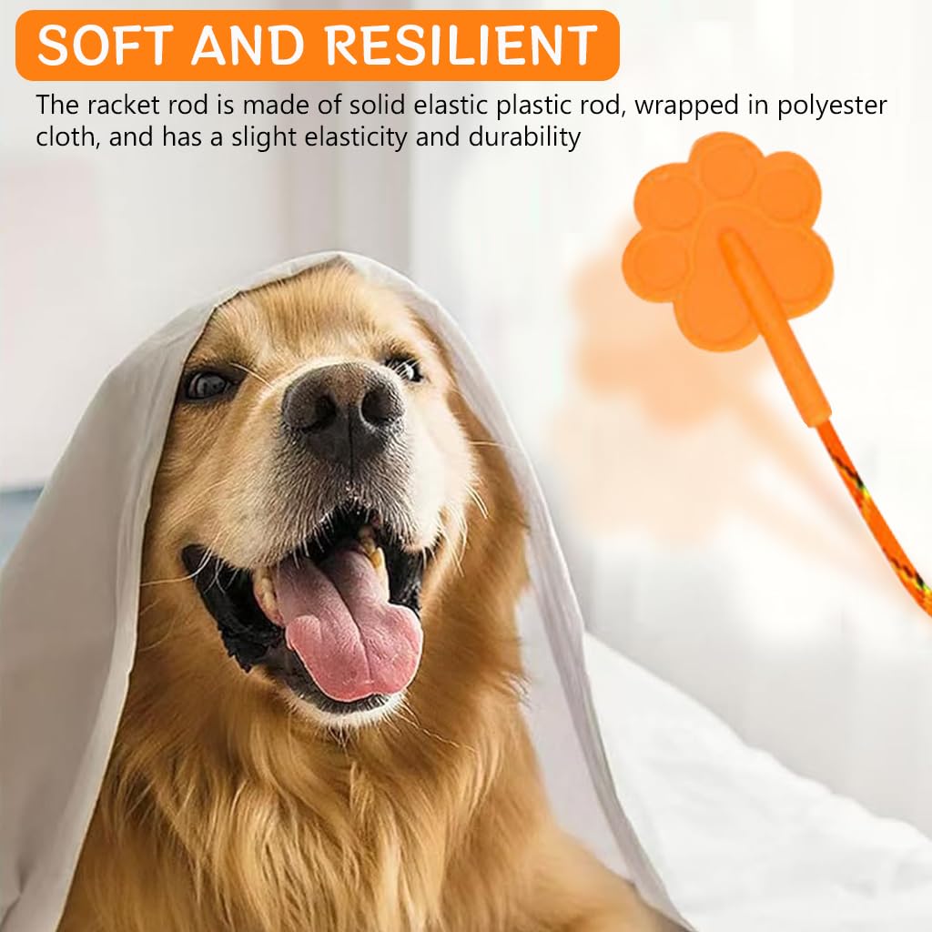 Qpets Dog Training Stick for Obedience and Agility with Non Slip Handle and Lanyard | TPR Rubber Heart Shape Toy