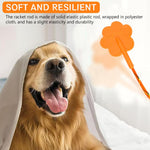 Qpets Dog Training Stick for Obedience and Agility with Non Slip Handle and Lanyard | TPR Rubber Heart Shape Toy