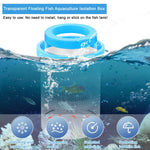 Qpets Floating Breeder Box for Fish Tank with 10cm Double Layer Design and Foam Collar | Clear Incubator for Fry Isolation