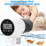 Qpets Automatic Fish Feeder for Aquariums and Ponds with Timer | 0.8L Capacity 360° Rotation