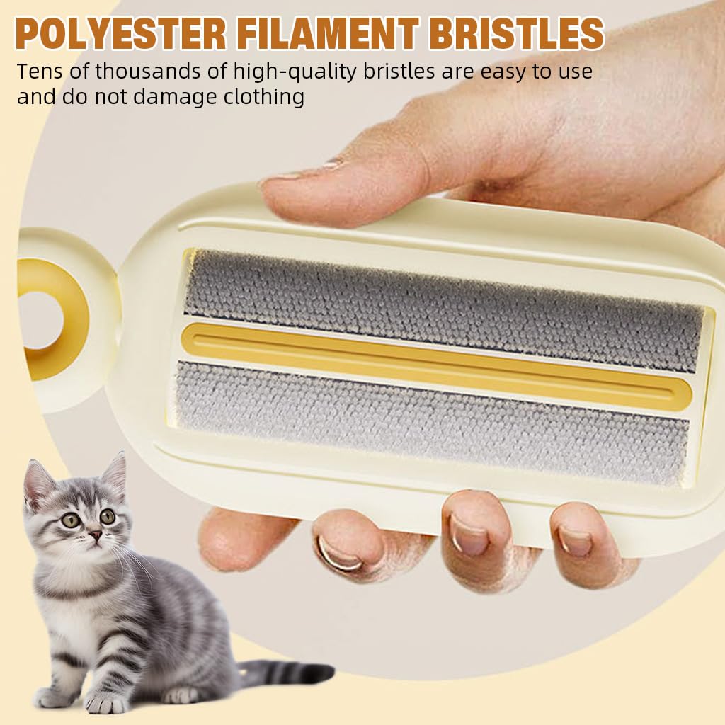 Qpets Pet Hair Remover for Furniture and Clothes featuring Rotating Polyester Roller | Reusable and Washable Fur Cleaner