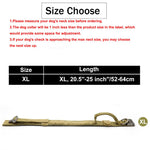 Qpets Dog Collar for Large Dogs with Quick Release Metal Buckle and Strap Handle 20.5–25 in