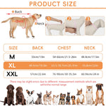 Qpets Dog Rain Coat for Outdoor Hikes with Clear Wide Brim Hood and Reflective Rim XL 2 pcs