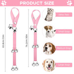 Qpets Dog Training Bells for Behavior and Potty Training with 33 inch Adjustable Hanging Strap | Encourages Clear Communication Between Puppies and Adult Dogs
