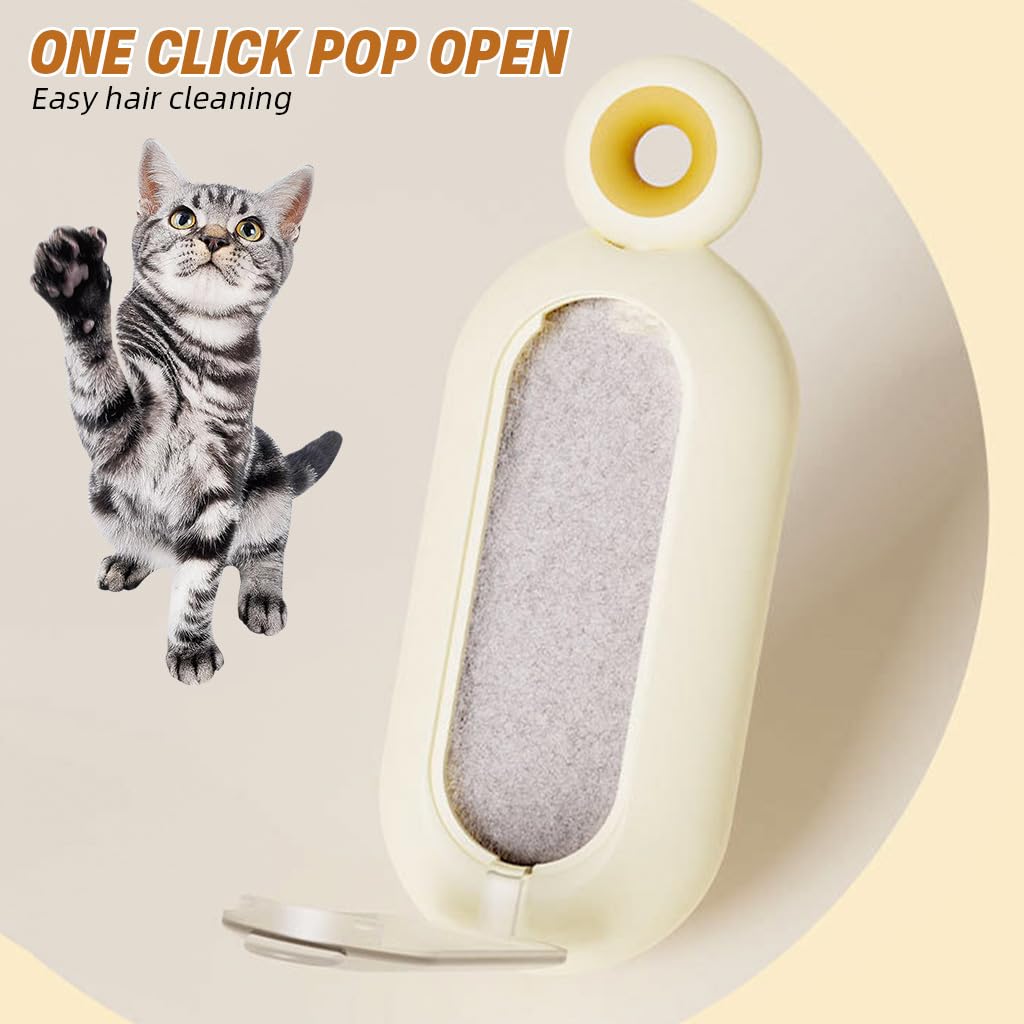 Qpets Pet Hair Remover for Furniture and Clothes featuring Rotating Polyester Roller | Reusable and Washable Fur Cleaner