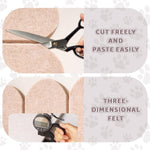 Qpets Cat Scratcher Mat for Wall Protection with Self-Adhesive Design 30x60cm PVC Felt | Decorative Fence Style