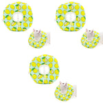 Qpets Cat Cone Collar for Cats and Small Dogs with Adjustable 12–22cm Neck | 3PCS Soft PP Cotton Protective E-Collar