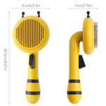 Grooming Brush for Dogs and Cats Slicker Hair Brush Honey Bee Design Remove Mat Shedding Brush for Cats & Dogs Gently Massage Hair Comb for Dogs Pet Grooming Comb for Dog