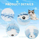 Qpets Cat Recovery Cone for Post Surgery Healing with Soft Pillow and PVC Material | Adjustable 20–34cm Comfort Collar for Cats and Small Pets