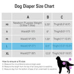 Qpets Diaper for Dogs Female with 160ml Absorption featuring Mesh Lining | 2 Pack Reusable