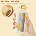 Qpets Pet Hair Remover for Furniture and Clothes featuring Rotating Polyester Roller | Reusable and Washable Fur Cleaner