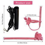 Qpets Pet Parrot Harness for Outdoor Flying with 2 m Elastic Leash and Quick Release Strap | Lightweight Adjustable Design