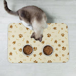 Qpets Dog Mat for Feeding and Play Areas with Diatomaceous Absorption 50x30CM | Easy Clean