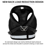 Dog Harness for Large Dogs, Adjustable Dog Belt with Safety Reflective Strip, Breathable Mesh Fabric Cat Belt, Dog Vest Harness with Leash (Suitable for 4-6 kg)