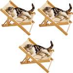 Qpets Cat Bed Scratcher for Relaxing and Claw Care featuring Adjustable Height 23.6×15.7 in Sisal Hemp Wood | Cozy Chair for Cats