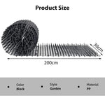 Qpets Cat Repellent Mat for Home and Garden with Flat Spikes 78x11 in PP Scat Pad | 2 Pcs