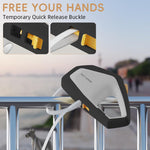 Qpets Retractable Dog Leash with 16.4 ft Tape and 360° Swivel Clasp | Comfort Silicone Handle