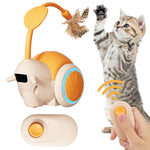 Qpets Cordless Snail Cat Toy with Dual Modes and Motion Sensor | USB Rechargeable 50‑Minute Playtime