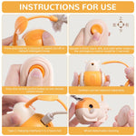 Qpets Cordless Snail Cat Toy with Dual Modes and Motion Sensor | USB Rechargeable 50‑Minute Playtime