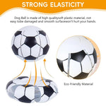 Qpets Dog Ball for Interactive Play featuring Transformable Saucer Design and LED Glow | Pet-Friendly Plastic Toy