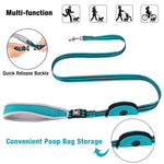 Qpets Dog Leash for Walking with 1.5m Nylon Rope and Quick Release Buckle | Padded Grip