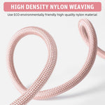 Qpets Dog Leash for Training and Walking with 360° Swivel Buckle and Soft Padded Grip | 6ft Nylon Pink