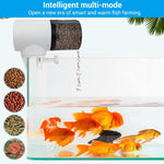 Automatic Fish Feeder, Timer Turtle Food Fish Tank Accessories Aquarium Plastic Auto Feeder Fish for Marine Aquariums Pond