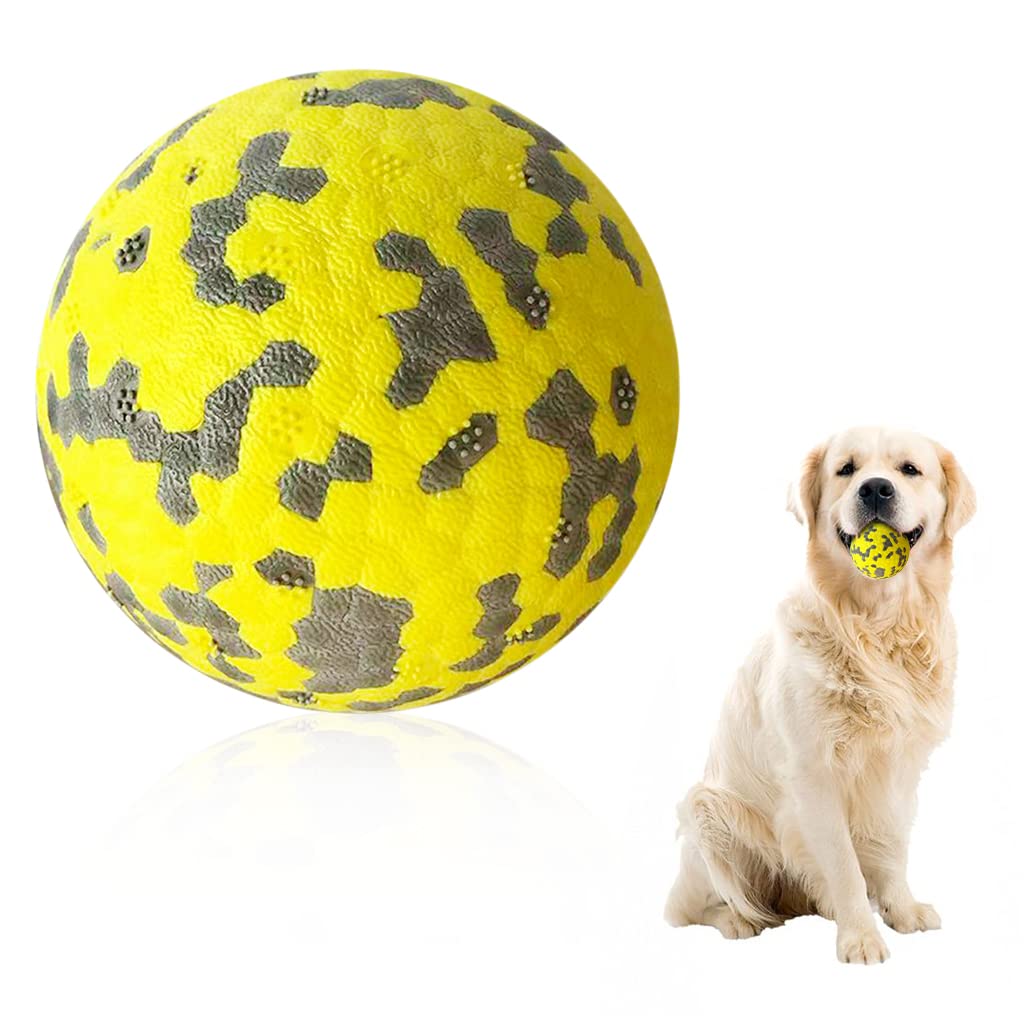Qpets Dog Ball for Interactive Play with 3 inch Size and Eco Friendly E TPU Material | Waterproof and Easy to Clean