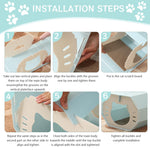 Qpets Cat House with Openable Roof and Scratcher Mat, 42x36x30cm BPA-Free PP | Octagon Design