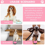 Qpets Dog Training Bells for Behavior and Potty Training with 33 inch Adjustable Hanging Strap | Encourages Clear Communication Between Puppies and Adult Dogs