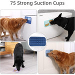 Qpets Lick Pad for Dogs and Cats with 4 Pattern Design and 9x5 in Size | Food Grade Silicone Slow Feeding Mat